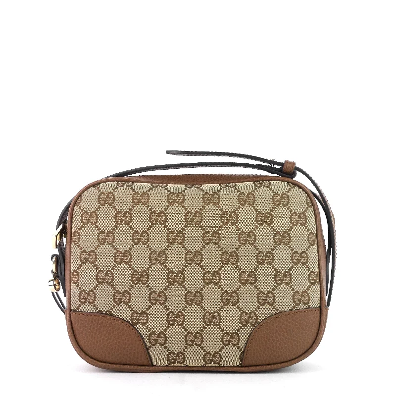 Gucci Marmont bags for women with a snakeskin - effect panelBree Mini Monogram Canvas Messenger Bag