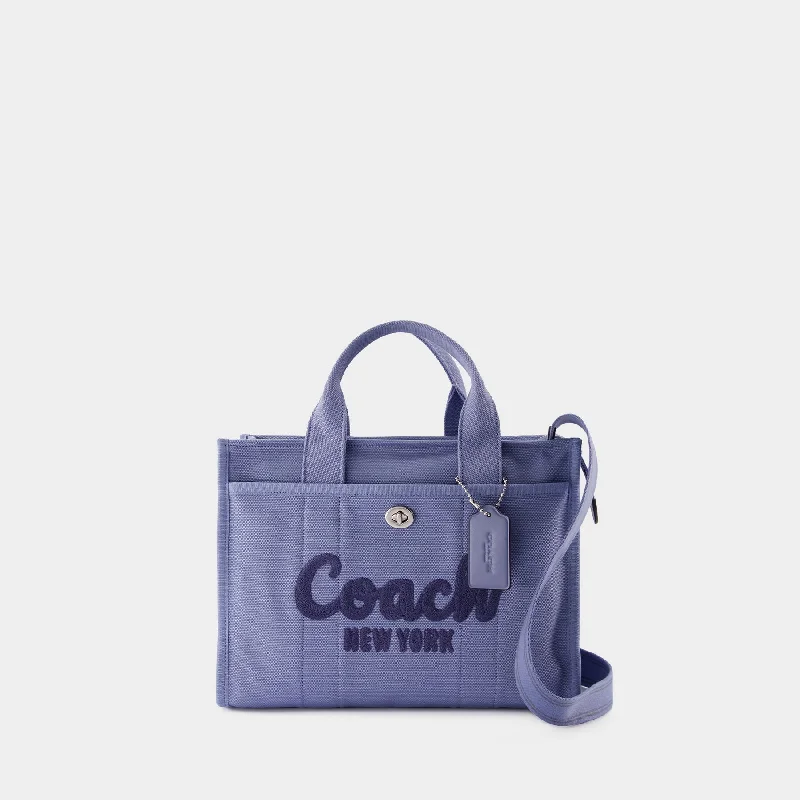 Coach tote bags with a double - handle and shoulder - strap option for easy useCargo Tote - Coach - Cotton - Blue