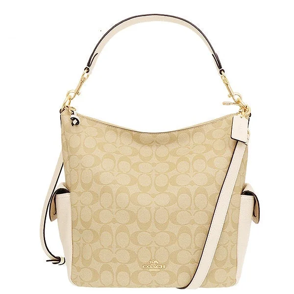 Coach Rogue bags with a detachable shoulder strap for versatile carryingCoach Signature Penny Shoulder bag/2way C1523