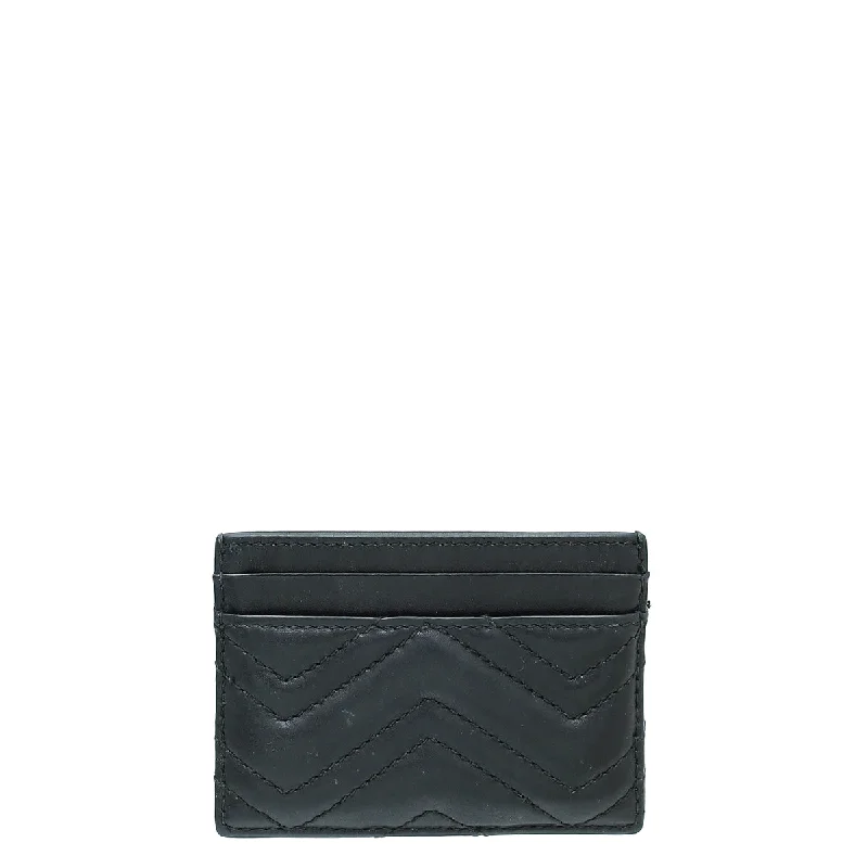 Gucci crossbody bags for women with adjustable leather strapsGucci Black GG Marmont Card Case