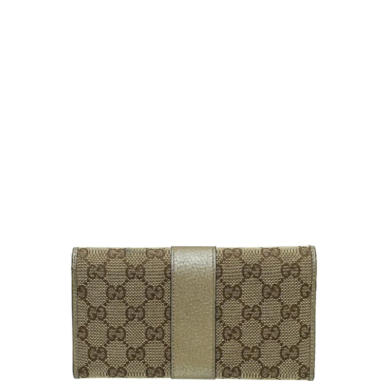 Gucci Marmont bags for women with a snakeskin - effect panelGucci Bicolor GG Continental Wallet