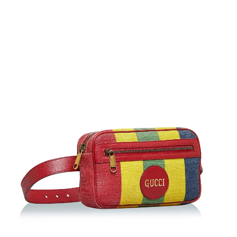 Gucci backpacks for women with a sleek silhouetteGucci Baiadera Stripe Belt Bag (8woVlN)