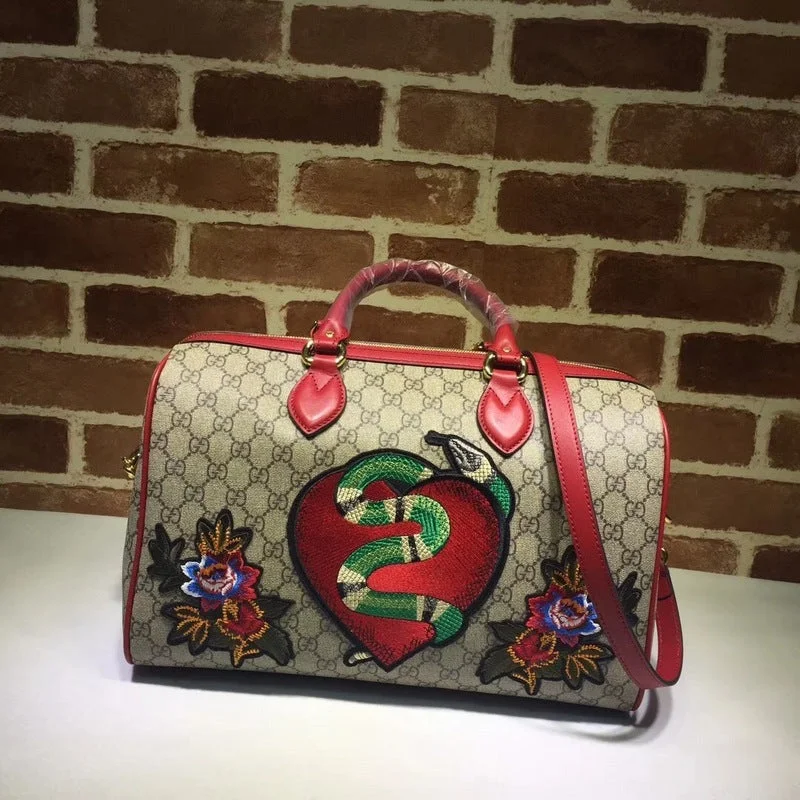 Women Gucci bags with a snap - button closure and a decorative charmBC - GUCCI BAG - 1201