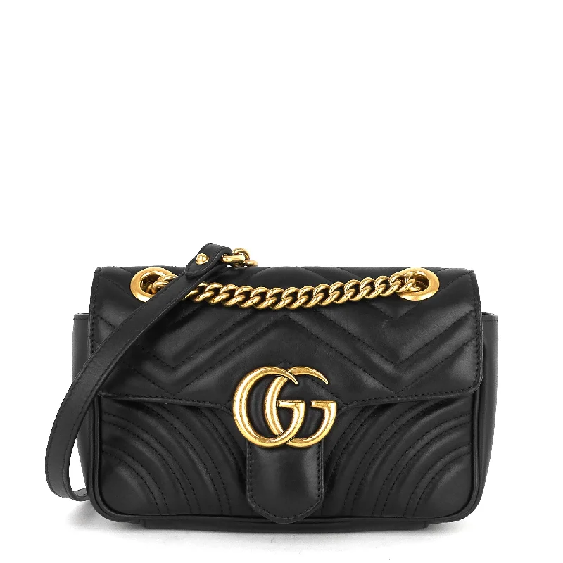 Gucci tote bags for women with a spacious interiorMarmont Mini Matelassé Calfskin Bag