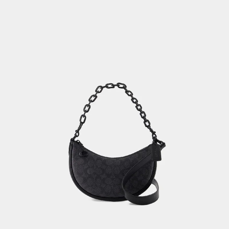 Ladies Coach crossbody bags with a single - strap design for simplicitySignature Mira Shoulder Bag - Coach - Pvc - Black