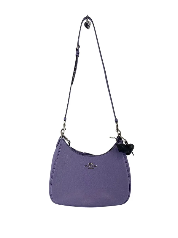 Coach bags with a zippered interior pocket for separating itemsCrossbody Designer By Coach, Size: Medium