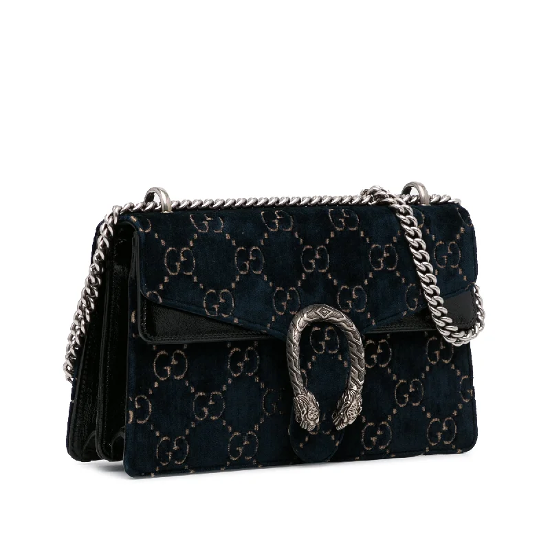 Gucci Marmont bags for women with quilted leather exteriorsGucci Dionysus GG Black Velvet