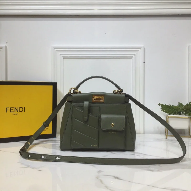 Fendi By The Way bags with a crystal - embellished FF logo for added luxury and glamourBC - FENDI BAGS - 1079