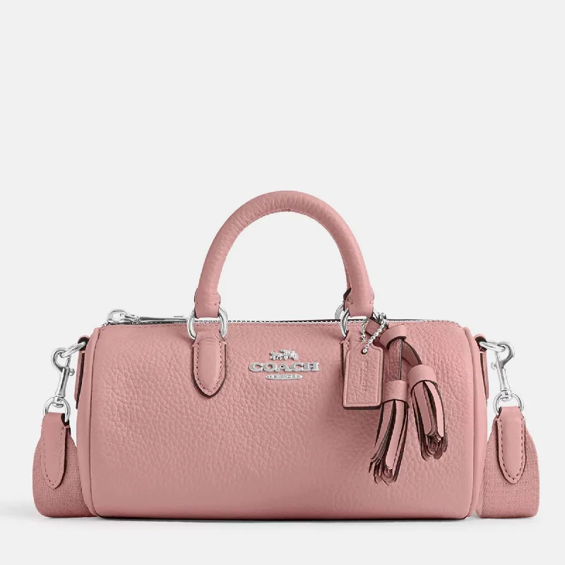 Coach Borough bags with a structured silhouette and a magnetic - snap closureLight Pink/silver Women  Lacey Crossbody Bag