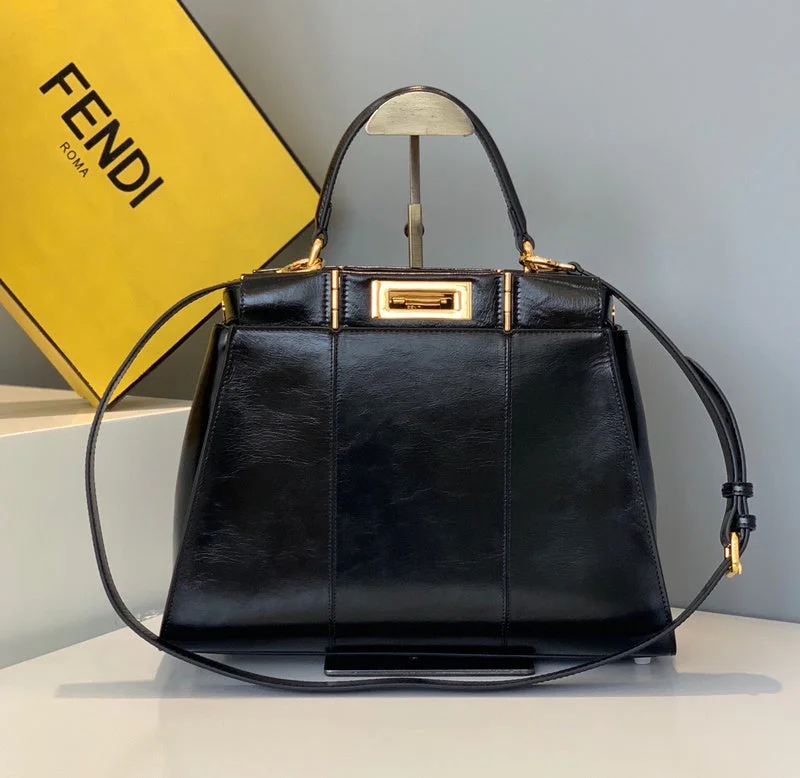 Fendi bags with a leather - bound notebook insert for jotting down notesBC - FENDI BAGS - 1096