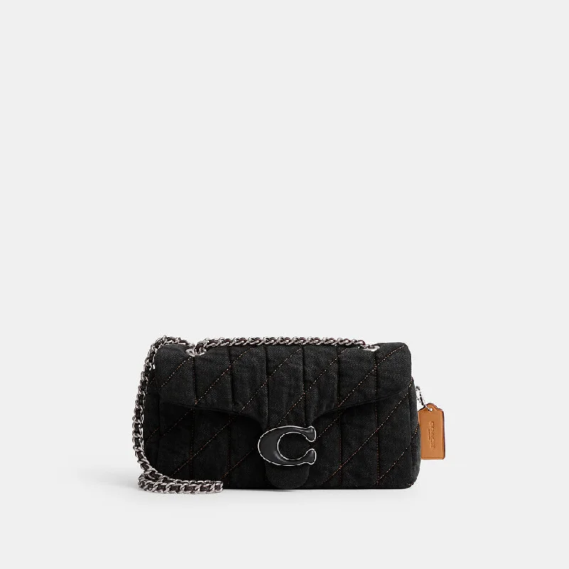 Coach Rogue bags with a monogram - embossed leather surfaceCoach Tabby Shoulder Bag 26 With Quilting