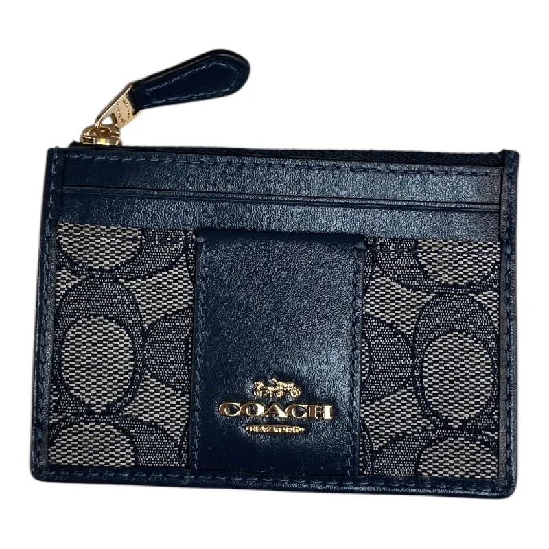 Medium - sized Coach shoulder bags in rich, deep colors for a sophisticated appearanceWallet Designer By Coach, Size: Small