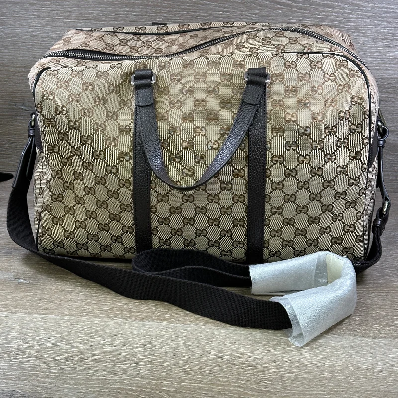 Women Gucci bags with a detachable mobile phone holderGucci GG Supreme Canvas Boston Duffle