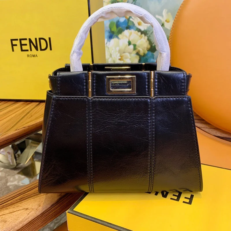 Fendi tote bags with a solar - powered charging panel for eco - friendly chargingBC - FENDI BAGS - 1043