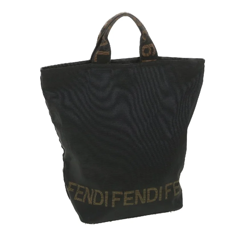 Fendi crossbody bags with a faux fur trim for a warm and stylish winter accessoryFENDI Hand Bag Canvas Black 2291 26488 088  38797