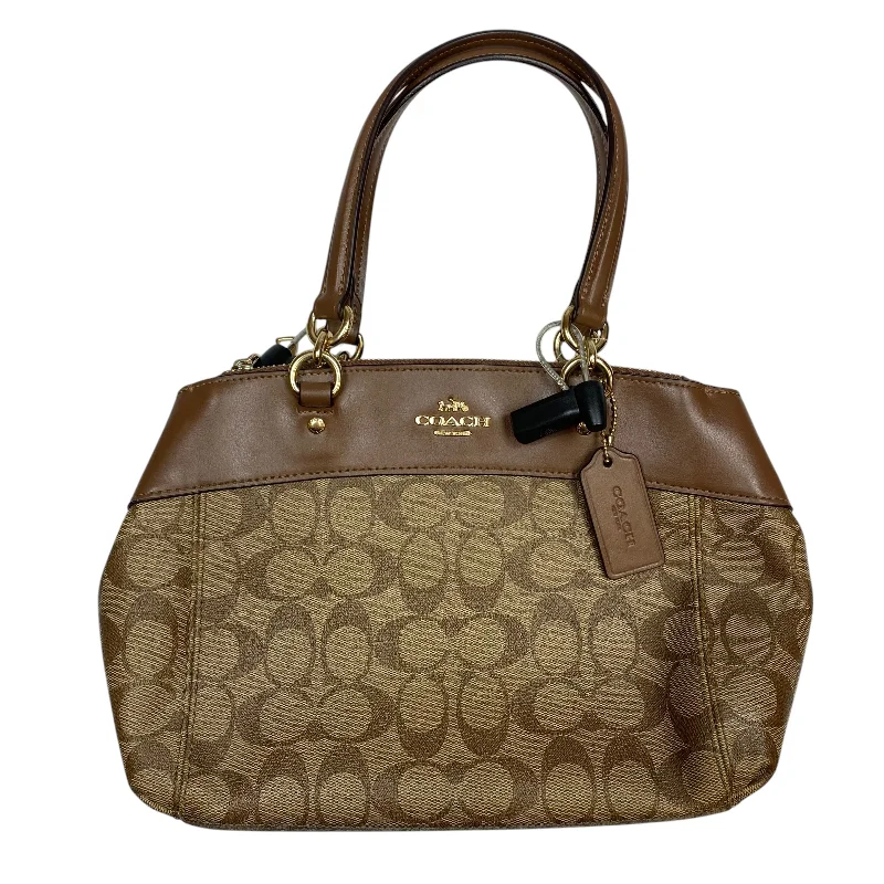 Coach handbags with a metal - framed clasp for durability and styleHandbag Designer By Coach, Size: Small