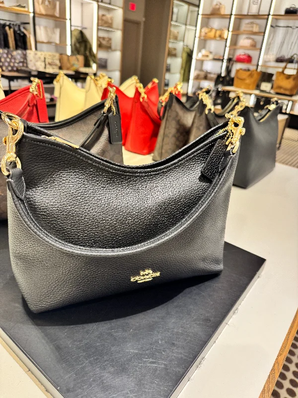 Coach bags with a detachable mirror inside for quick touch - upsCoach Laurel Shoulder Bag In Black (Pre-Order)