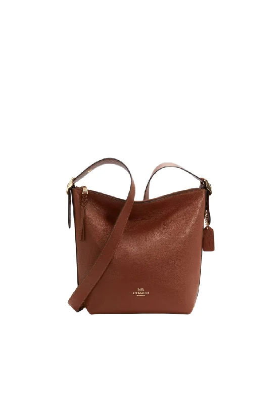 Coach handbags with a perforated leather detail for a breathable and unique designCoach Val Duffle C2818 Crossbody Bag In Redwood