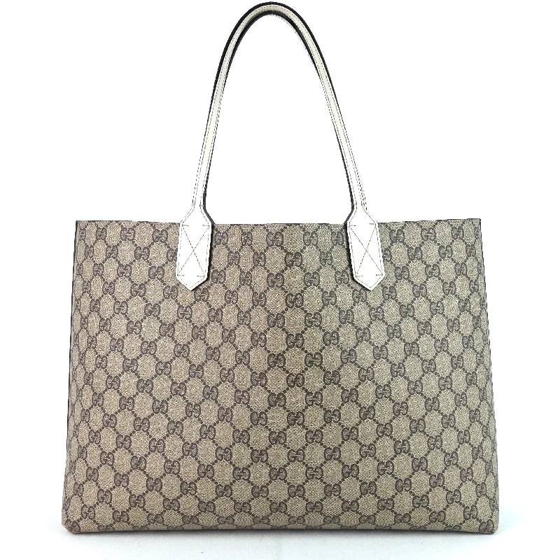 Gucci handbags for women with a back - zip pocketReversible Medium GG Coated Canvas Tote Bag