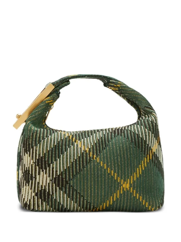 Stylish Burberry Tote Bags for Office UseWomen's Mini Peg Duffle Bagac in Green | Size UNICA | 8082042