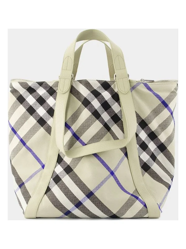 Functional Burberry Diaper Bags for New MomsMedium Shopper Bag in Neutral | 8089791