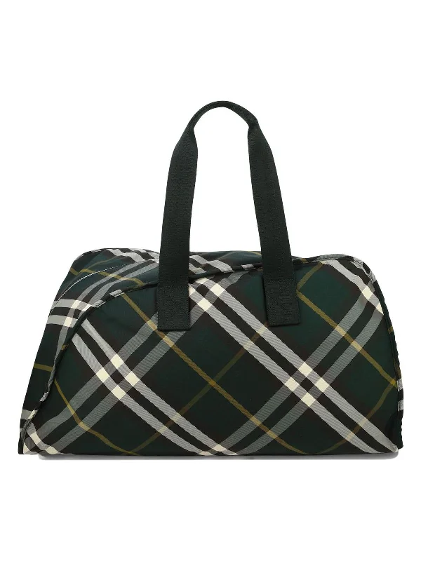 Vintage Inspired Burberry Bags for Retro LoversMen's Large Shield Duffle Bag in Green | 8083439