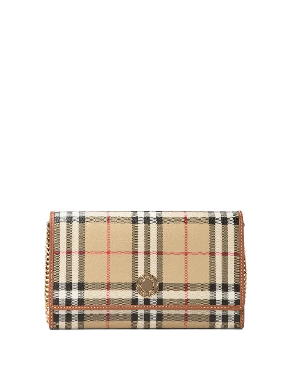 Limited Edition Burberry Bags for CollectorsWomen's "hanna" Wallet On Chain in Beige | 8094420