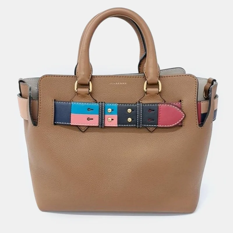 Burberry Bags with RFID Blocking TechnologyMulticolour Leather Small Belt Satchel Bag