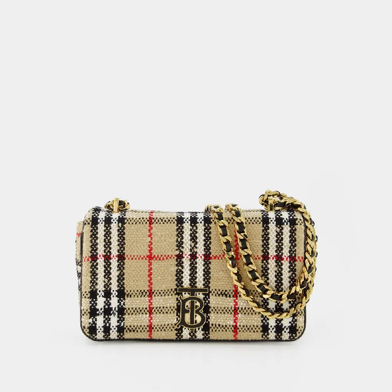 High - Capacity Burberry Duffle Bags for Long TripsLl Sm Lola C Bch Hobo Bag - Burberry - Beige - Cotton