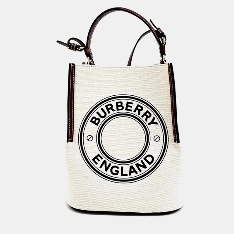 Color - Blocked Burberry Bags for a Bold StatementCanvas Peggy Bucket Bag