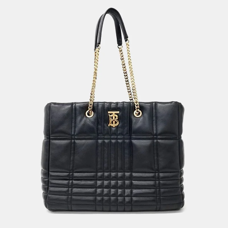 Burberry Bags with Antique - Style HardwareBlack Leather Lola Shoulder Bag