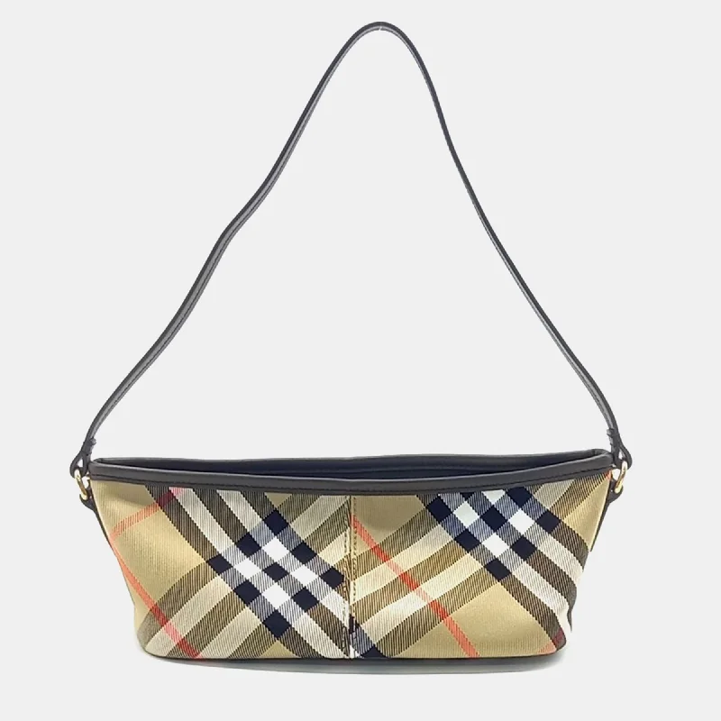 Burberry Bags with Hidden Pockets for Secret StorageSimple Baguette Shoulder Bag