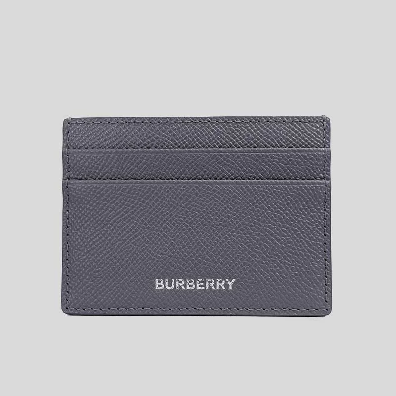 Faux Fur Trimmed Burberry Bags for WinterBURBERRY Sandon Business Grained Leather Card Holder Store Grey 80742761