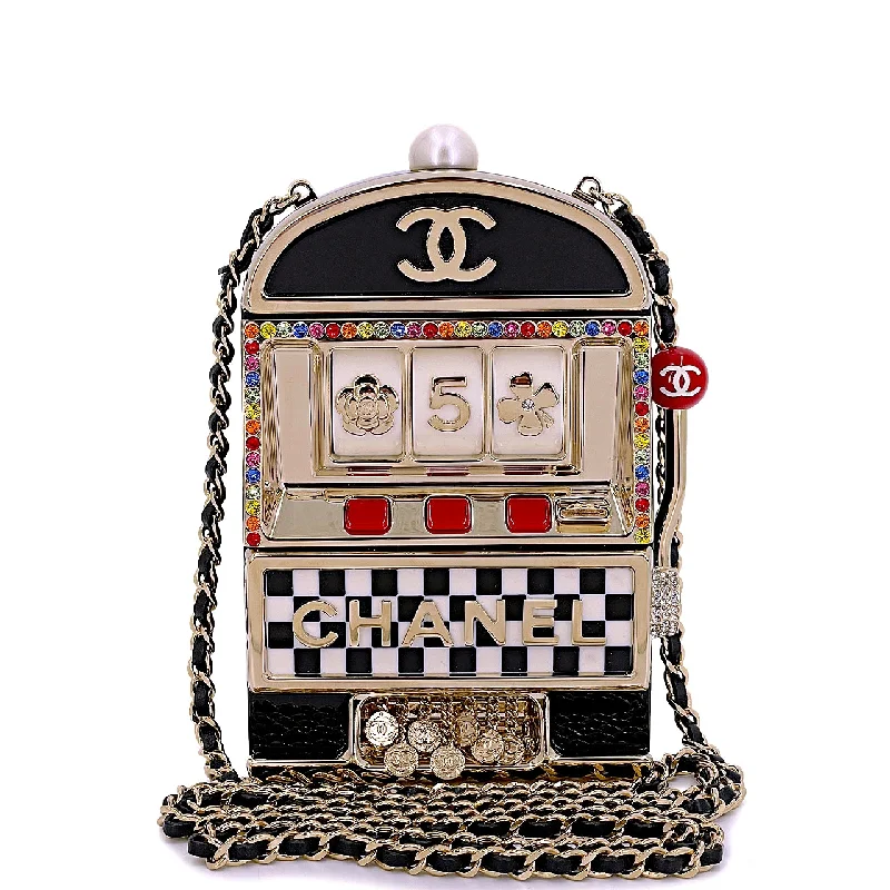 Chanel Medium Tote Bag for Office LadiesChanel Casino Minaudière Bag 23C Monaco Slot Machine Evening Clutch NIB K2F