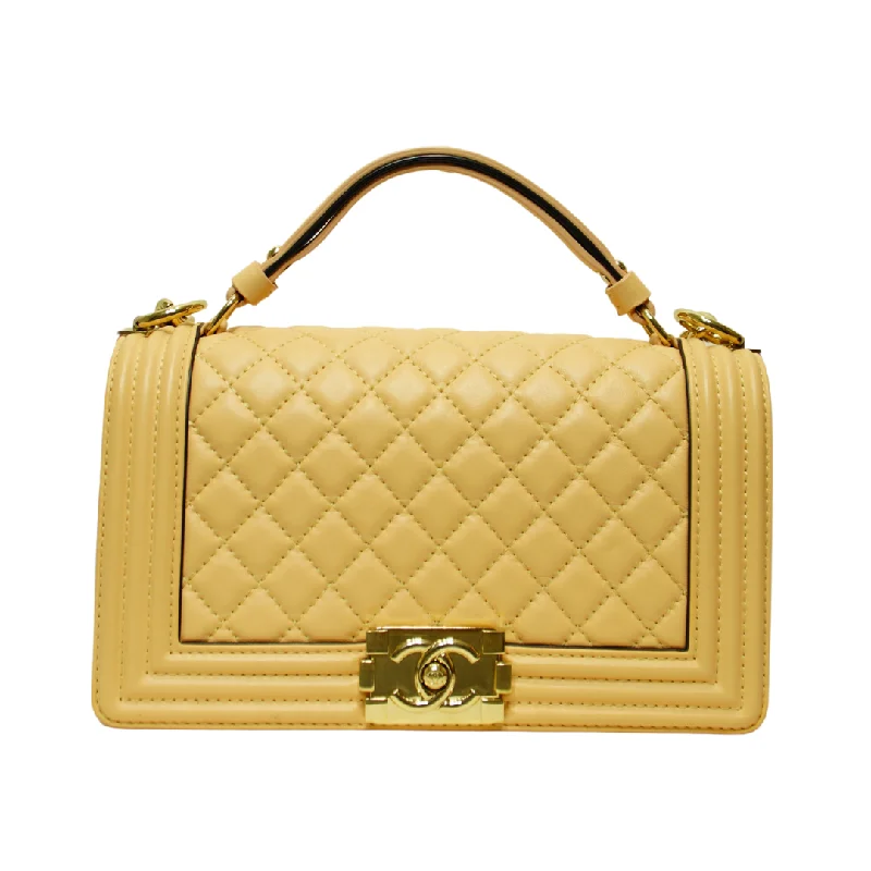 Chanel bags with exclusive seasonal releasesChanel Beige Lambskin Small Boy Bag w/ Champagne Gold Hardware