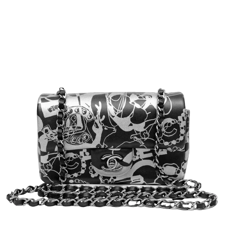 Chanel bags that pair perfectly with any outfitChanel Black and Silver Lambskin Limited Edition Mini Classic