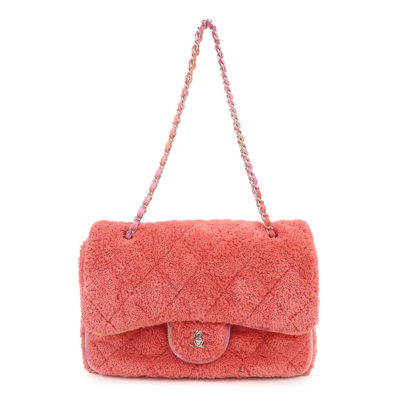 Chanel Small Crossbody Bag for TravelCHANEL Matelasse Pile Big Matelasse Chain Shoulder Bag Pink