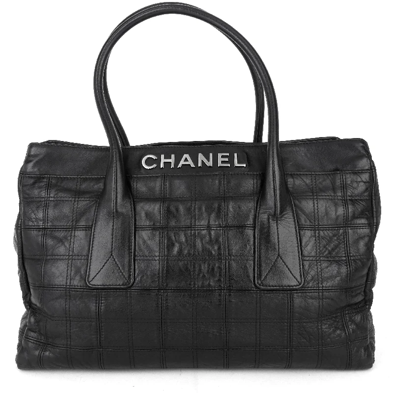 Chanel Colorful Handbag for Spring OutfitsSquare Stitch LAX Lambskin Leather Tote Bag