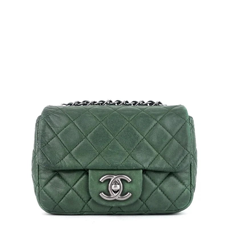 Chanel bags as wedding day accessoriesLambskin Leather Mini Flap Bag