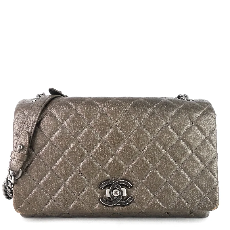 Chanel bags as wedding day accessoriesCity Rock Large Goatskin Flap Bag