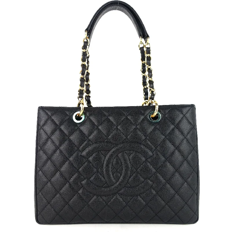 Chanel bags with exclusive seasonal designs and materialsGrand Shopping Tote GST Caviar Bag