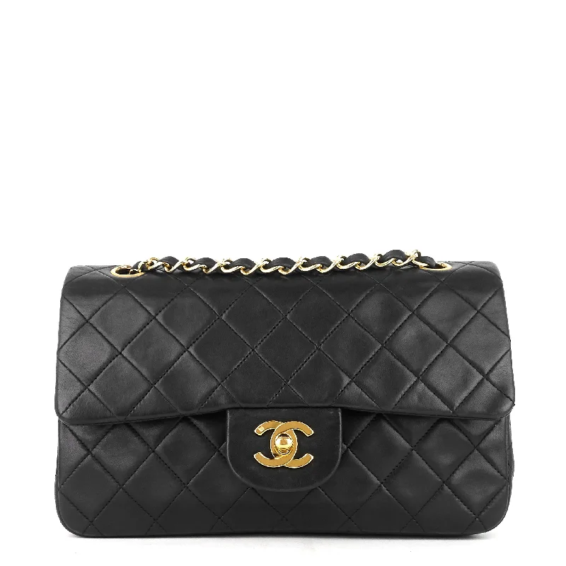 Chanel bags with the perfect balance of luxury and functionalityDouble Flap Quilted Lambskin Leather Bag