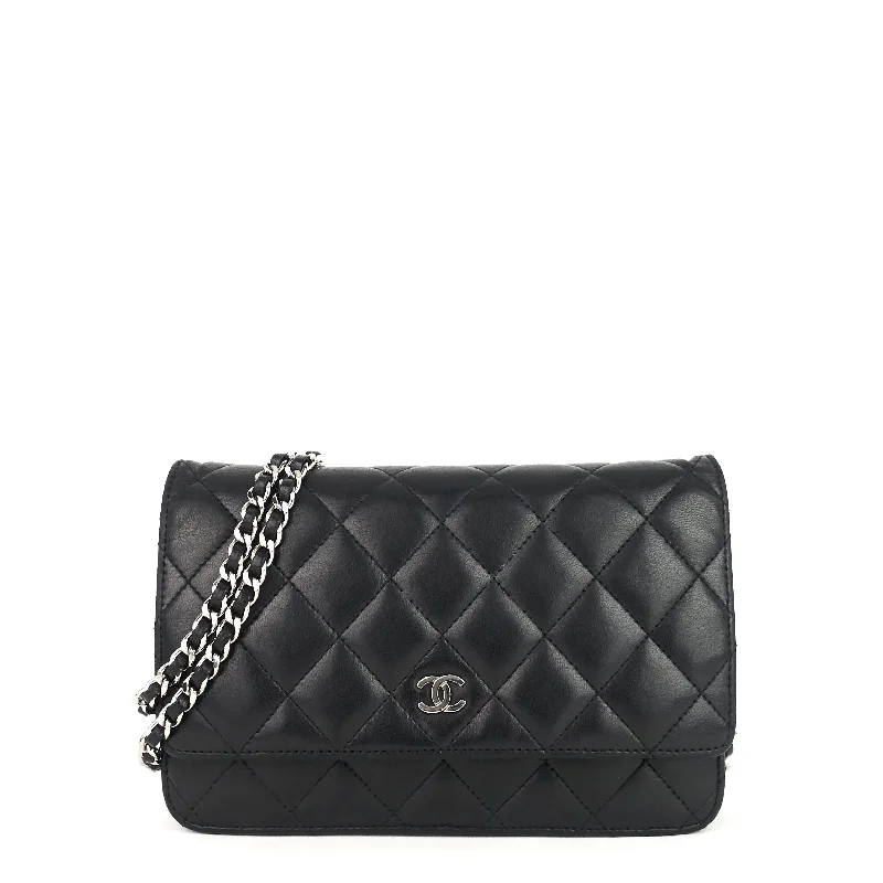 Chanel bags as wedding day accessoriesWallet on Chain Lambskin Bag