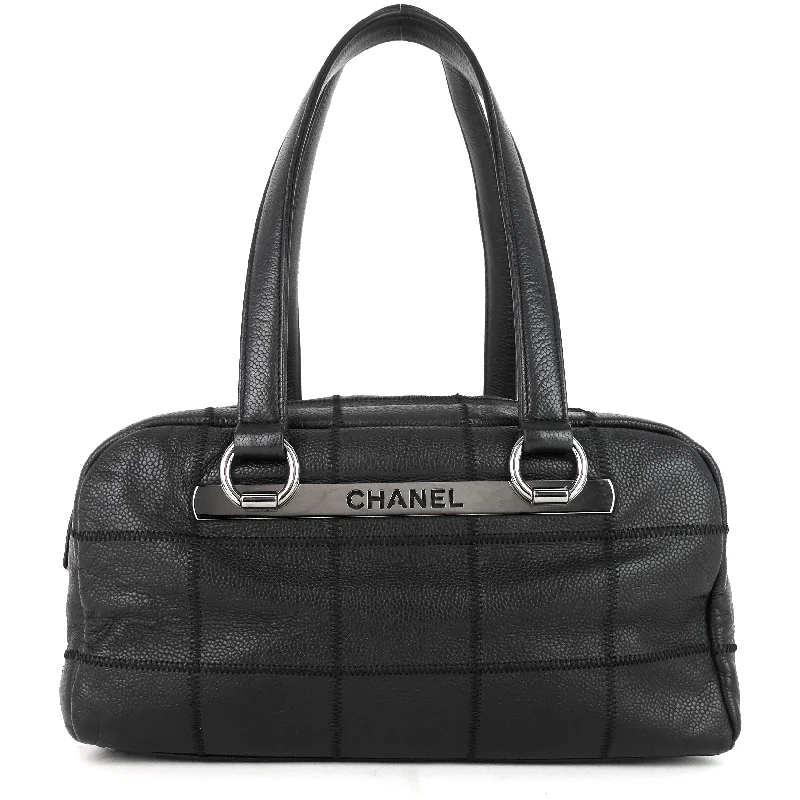 Chanel New Arrival Handbag with Gold HardwareChoco Bar Caviar Shoulder Bag