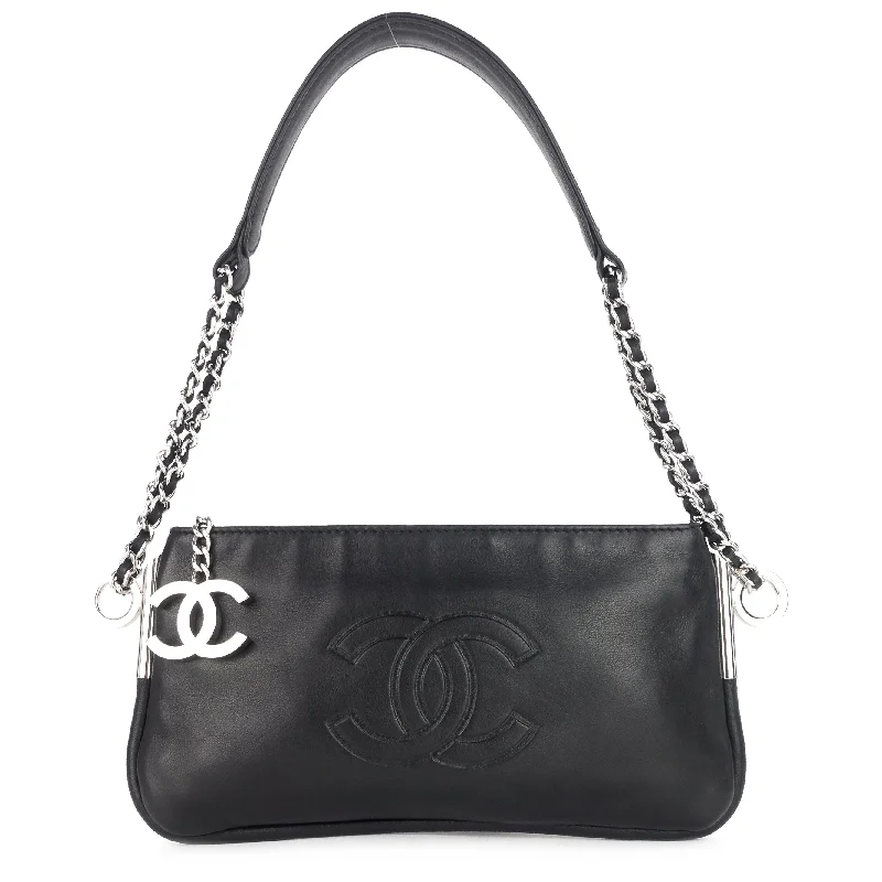 Chanel bags with gold, silver, and pearl accentsUltimate Soft Lambskin Leather Pochette Bag