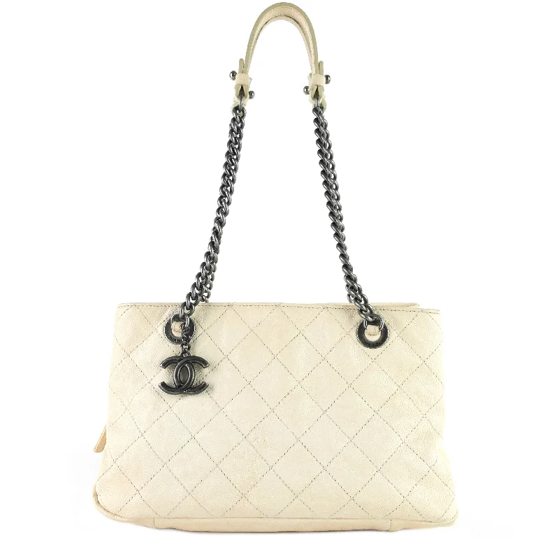 Chanel bags available in bold colors and patternsChic Small Matelassé Caviar Leather Tote Bag