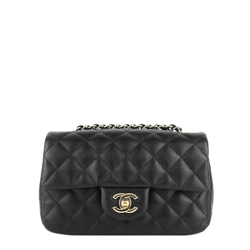 Chanel bags sale 2025Classic Mini Lambskin Leather Single Flap Bag