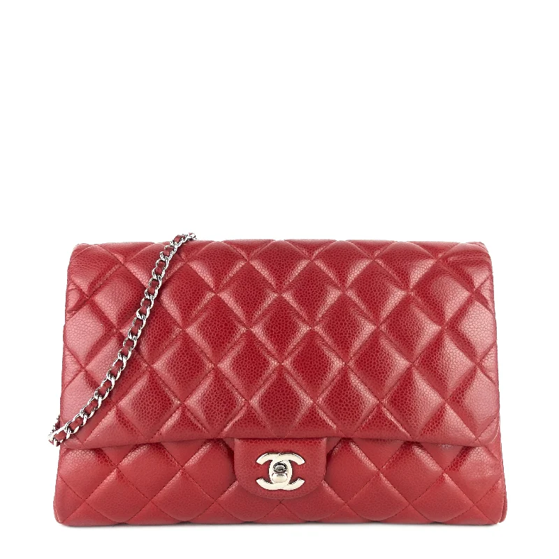 Chanel bags that pair perfectly with any outfitQuilted Caviar New Clutch with Chain Bag