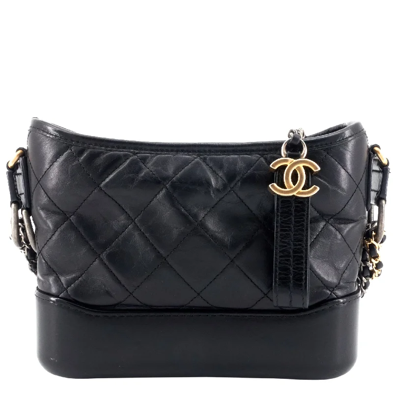 Chanel Lightweight Handbag for Daily ErrandsGabrielle Small Aged Leather Hobo Bag