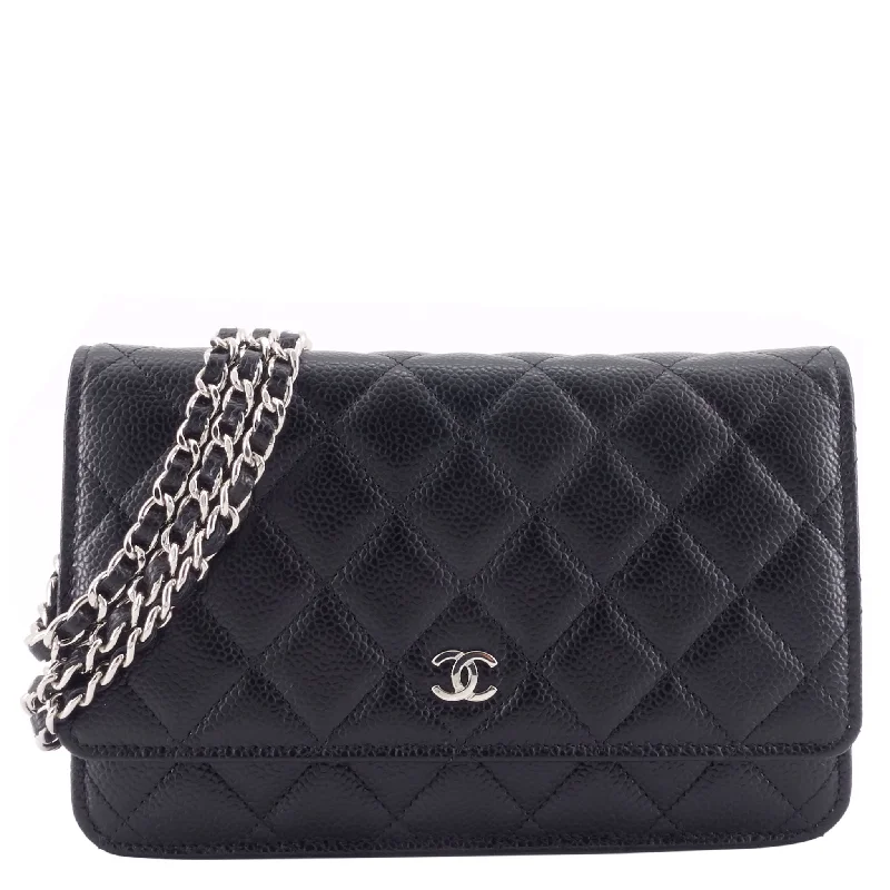 Chanel Classic Flap Bag for Evening PartyWallet on Chain Caviar Leather Bag